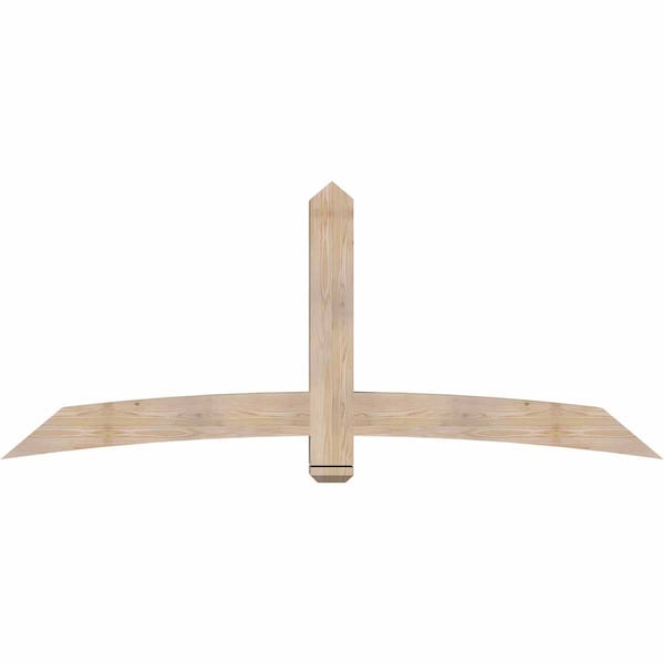Ekena Millwork Bellingham Smooth Timber Gable Bracket, Douglas Fir, 84"W x 35"H x 5 1/2"D x 5 1/2"F, 10/12 Pitch GBW084X35X0606BEL00SDF - main